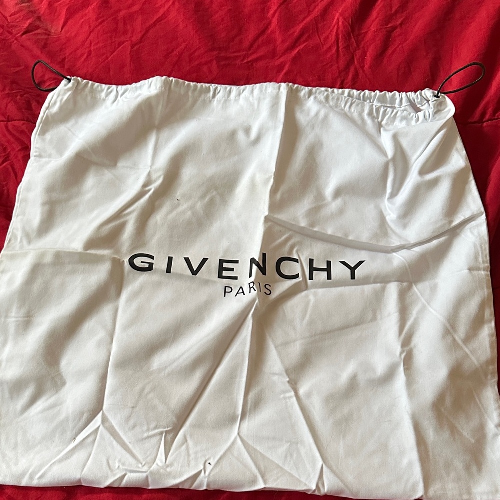 Givenchy White Drawstring Bag